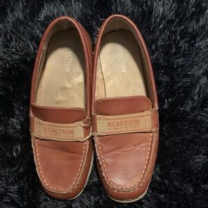 Reaction Kenneth Cole Brown Leather Loafers